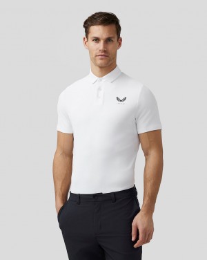 Castore Golf Essential Polo White | VCDXN9065